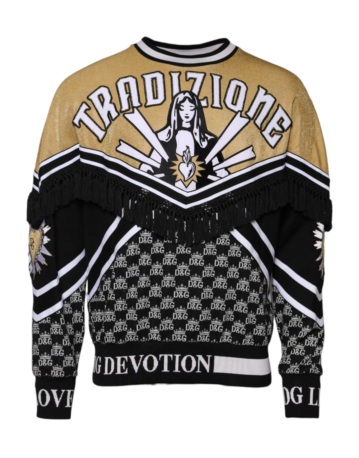 Dolce & Gabbana Multicolor Tradizione E Devotion Sweatshirt Sweater