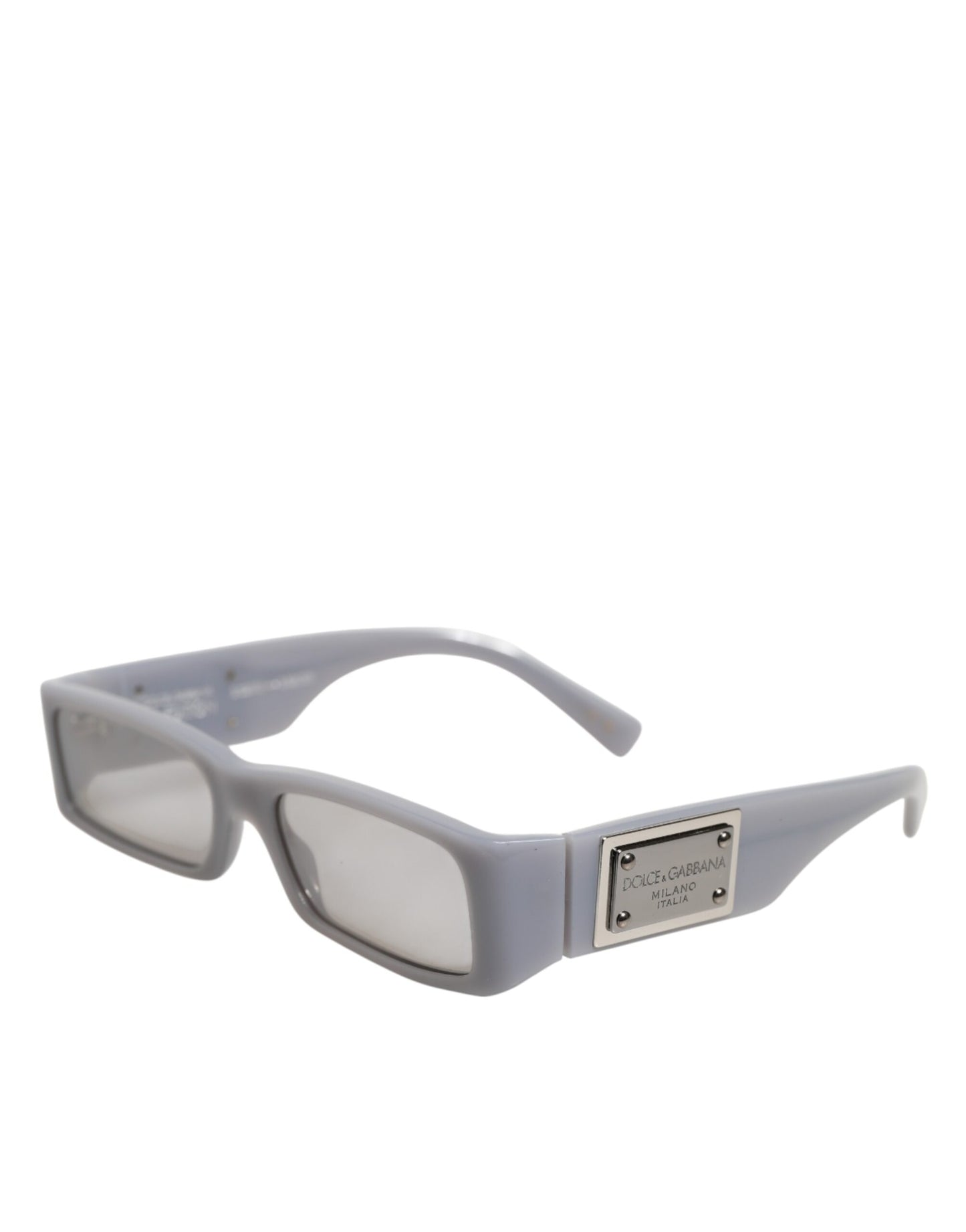 Dolce & Gabbana Light Gray Re-Edition Shades Eyewear Sunglasses