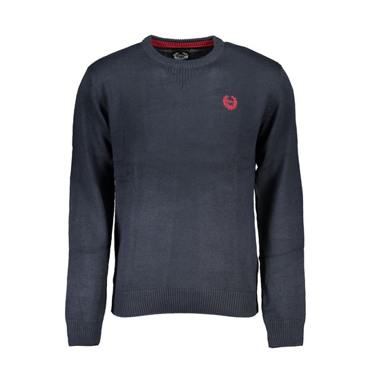 Gianmarco Venturi Blue Cotton Men's Sweater