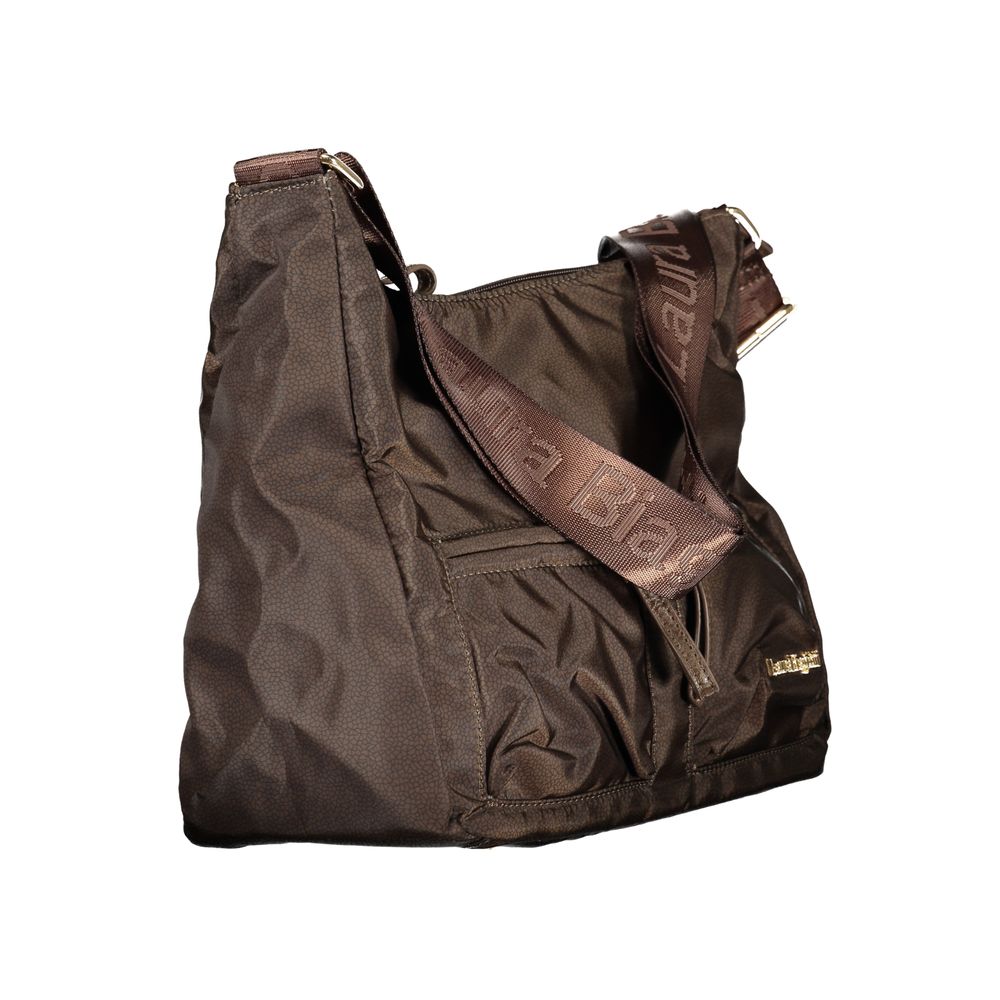 Laura Biagiotti Marrone Polyester Women Handbag