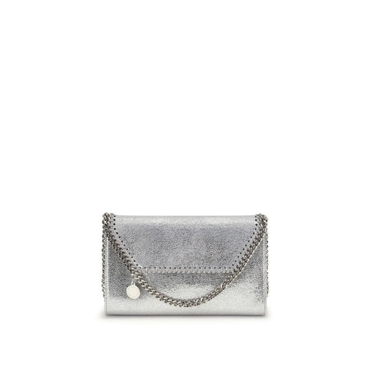 Stella McCartney Silver Polyester Shoulder Bag