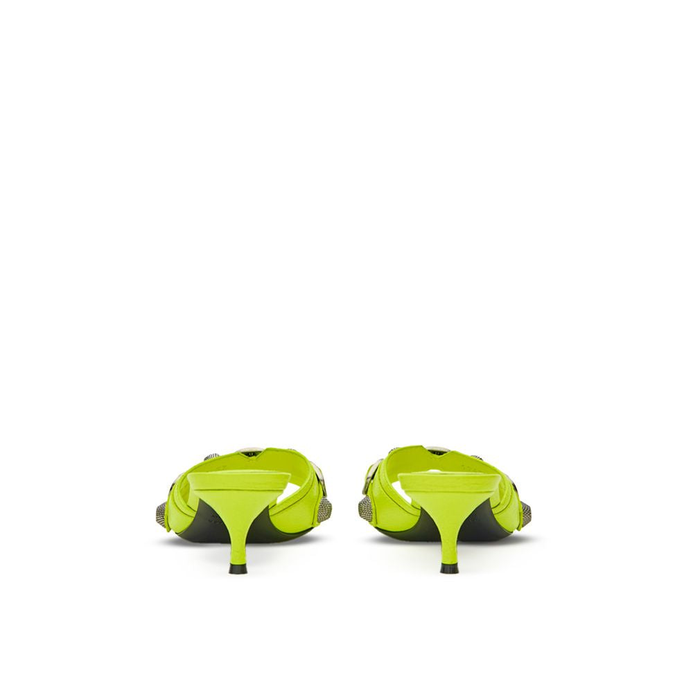 Balenciaga Yellow Leather Mules