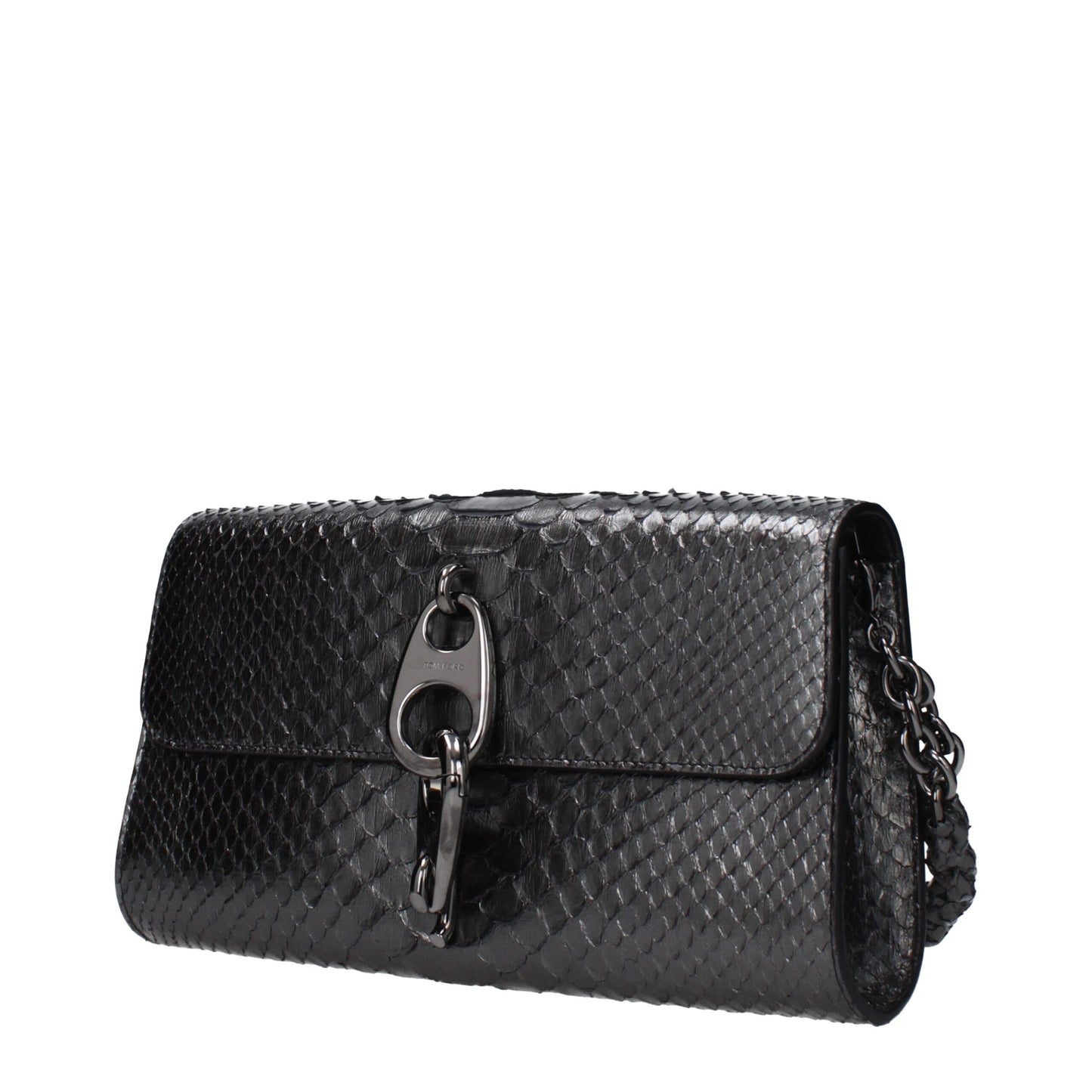 Tom Ford Gray Skin Clutch Bag