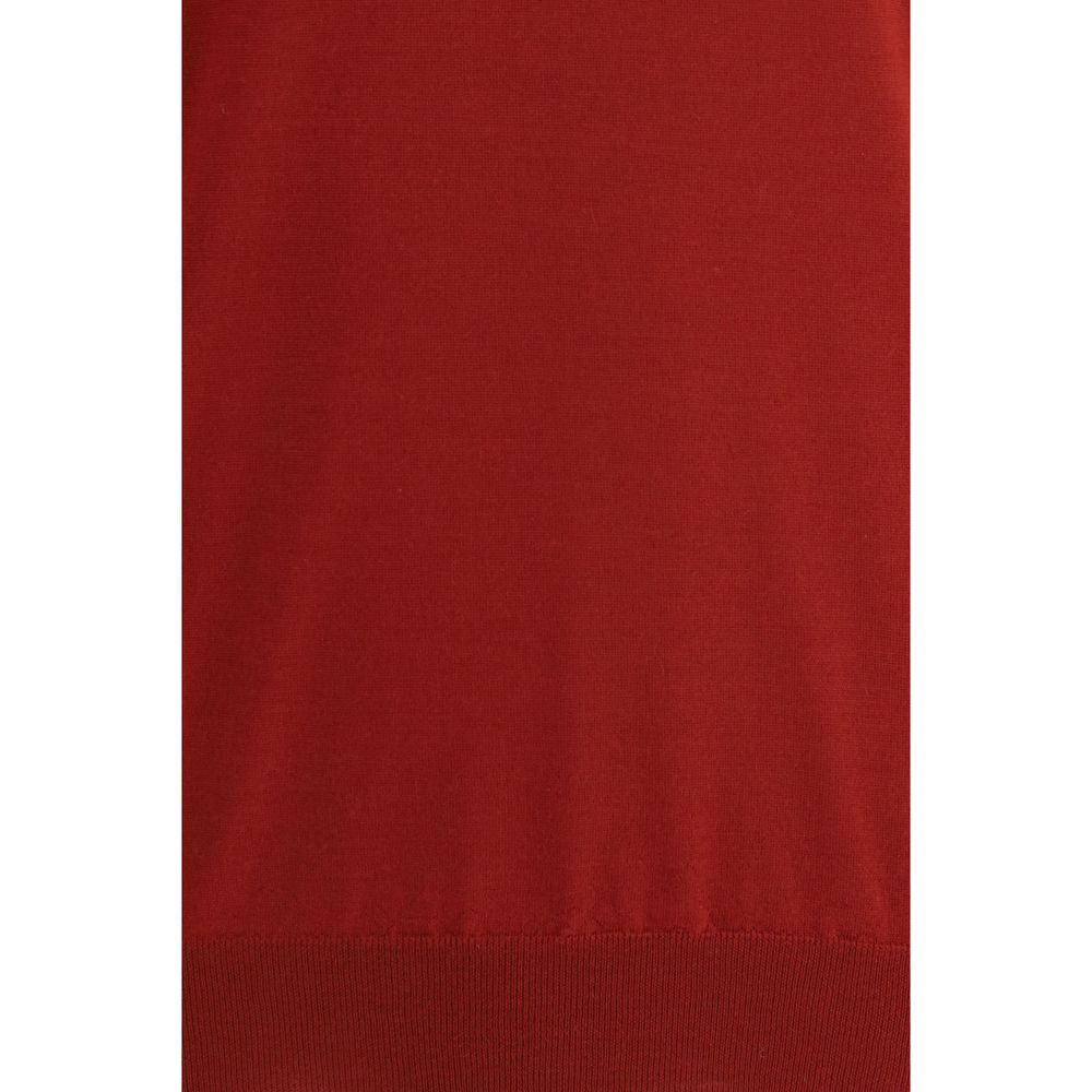 Brunello Cucinelli Red Wool Oves Aries Sweatshirt