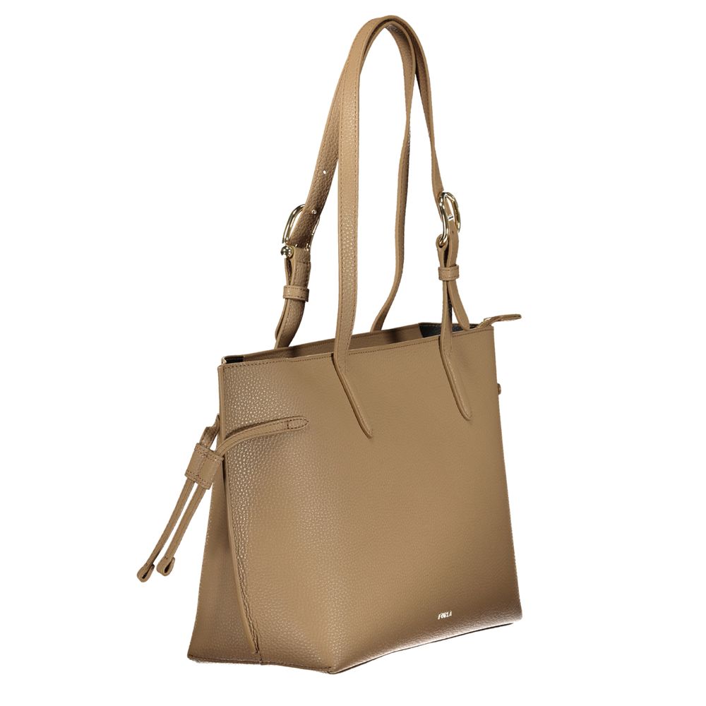 Furla Marrone Leather Woman Handbag