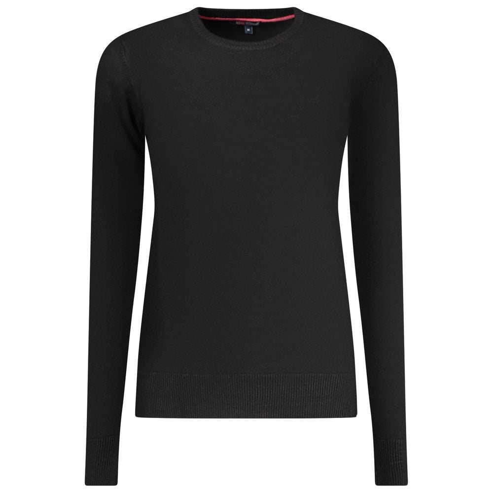 Norway 1963 Black Viscose Women Sweater