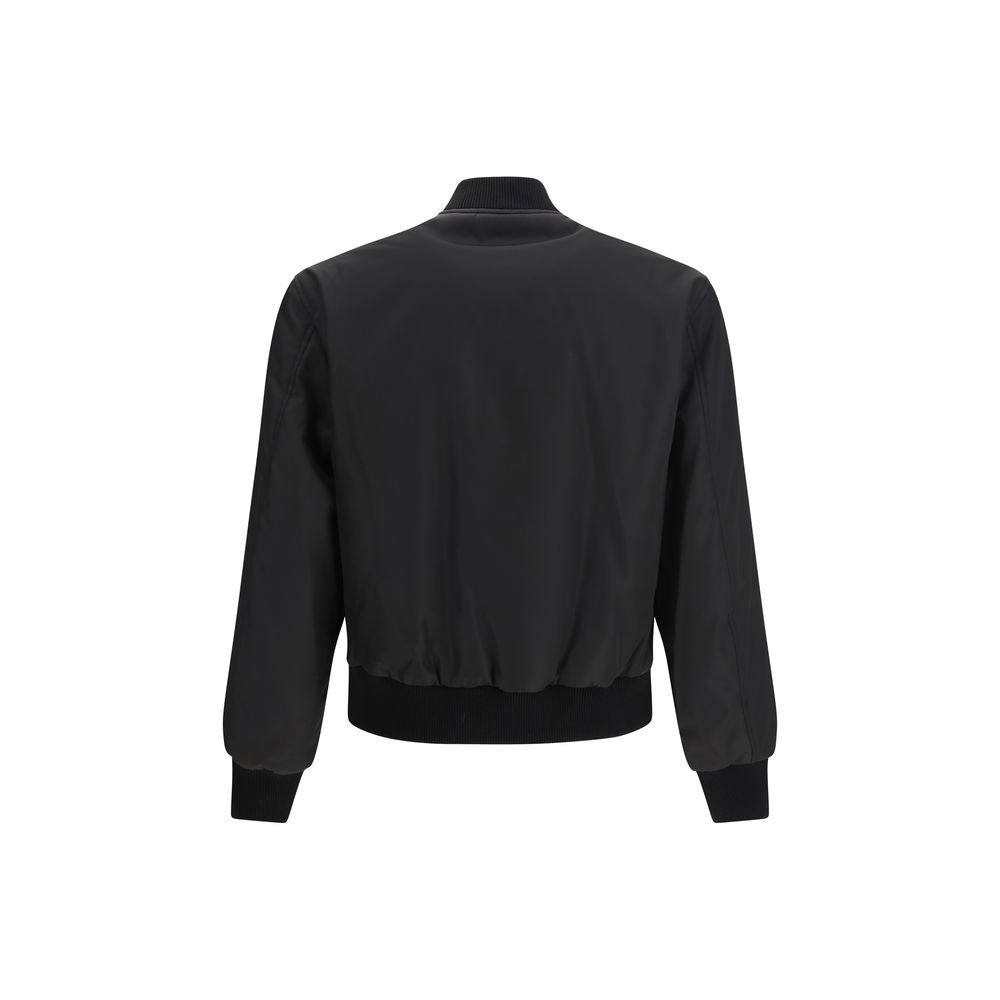 Versace Black Polyamide Bomber