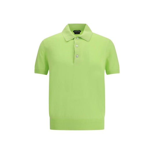 Tom Ford Bicolor Cotton Polo Shirt