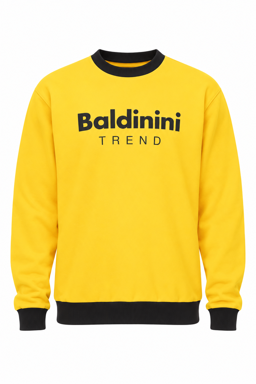 Baldinini Trend Yellow Cotton Men Sweater