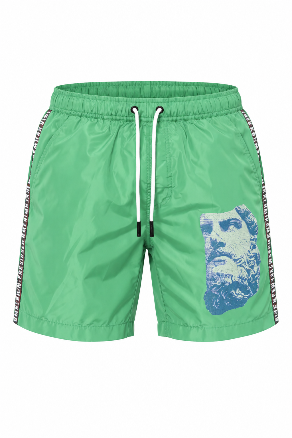 Bikkembergs Green Polyester Men Swim Short