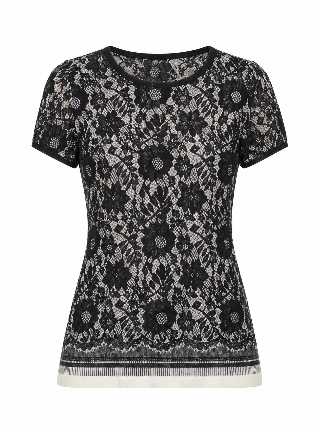 Dolce & Gabbana Black Polyamide T-Shirt