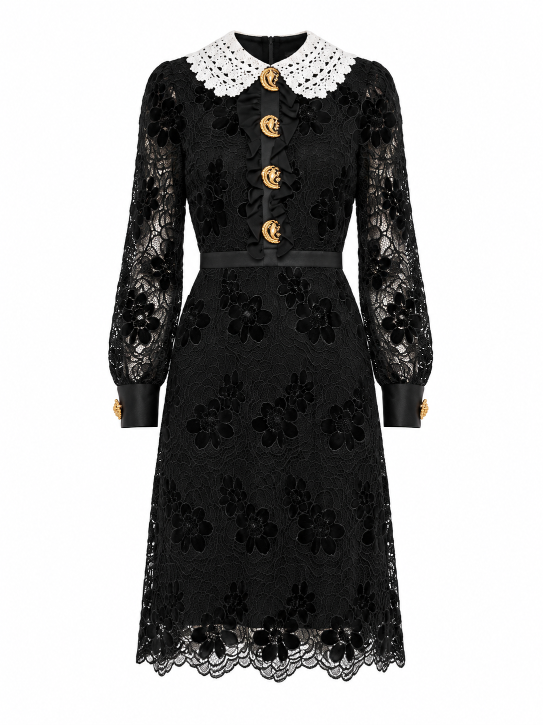 Dolce & Gabbana Black Polyester Cocktail Dress