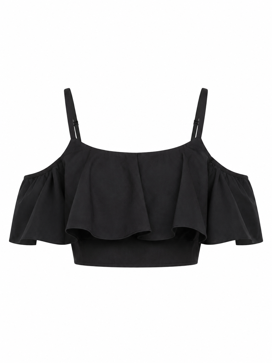 Dolce & Gabbana Black Cotton Sleeveles T-Shirt