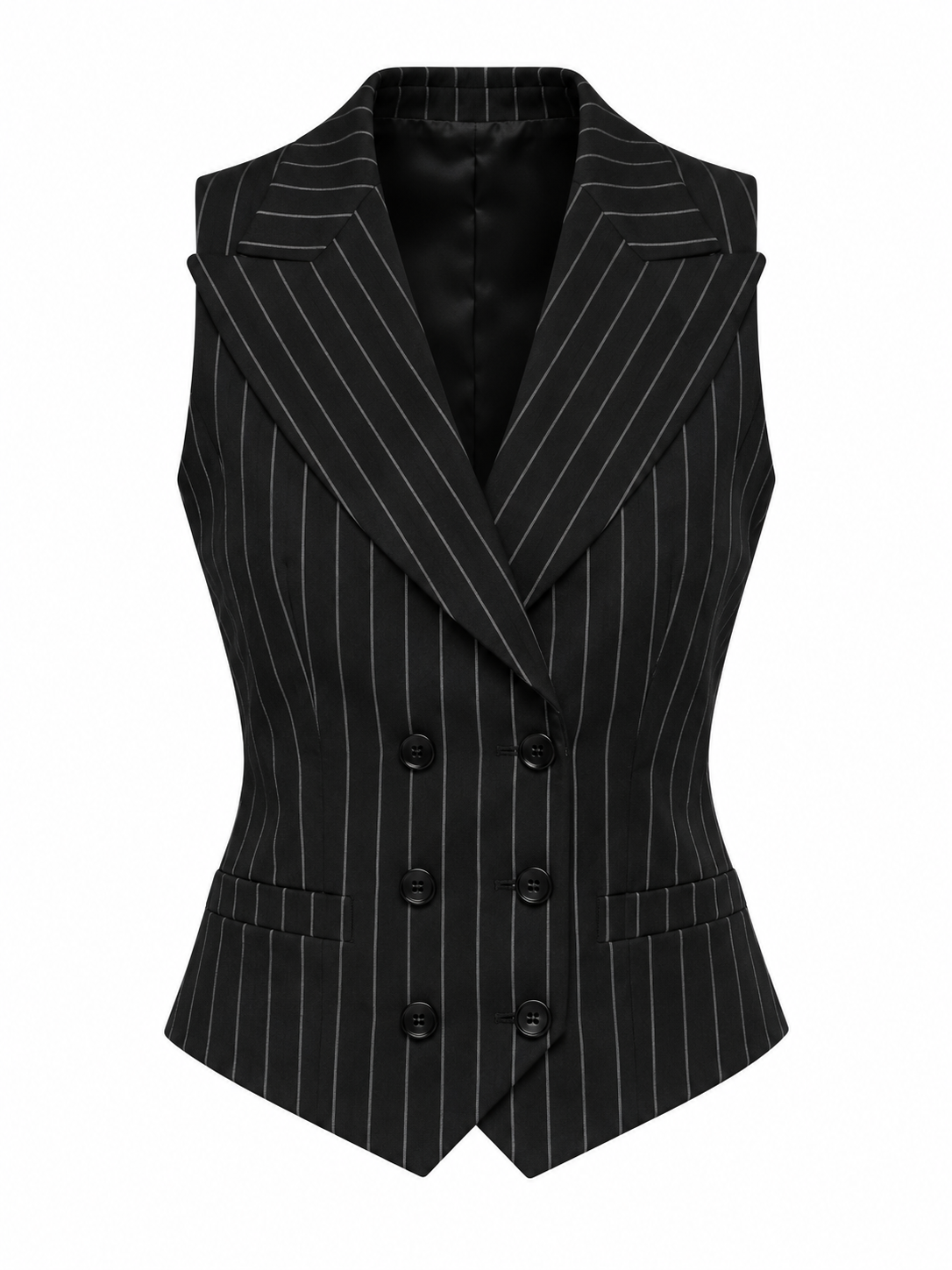 Dolce & Gabbana Black Wool Waistcoat