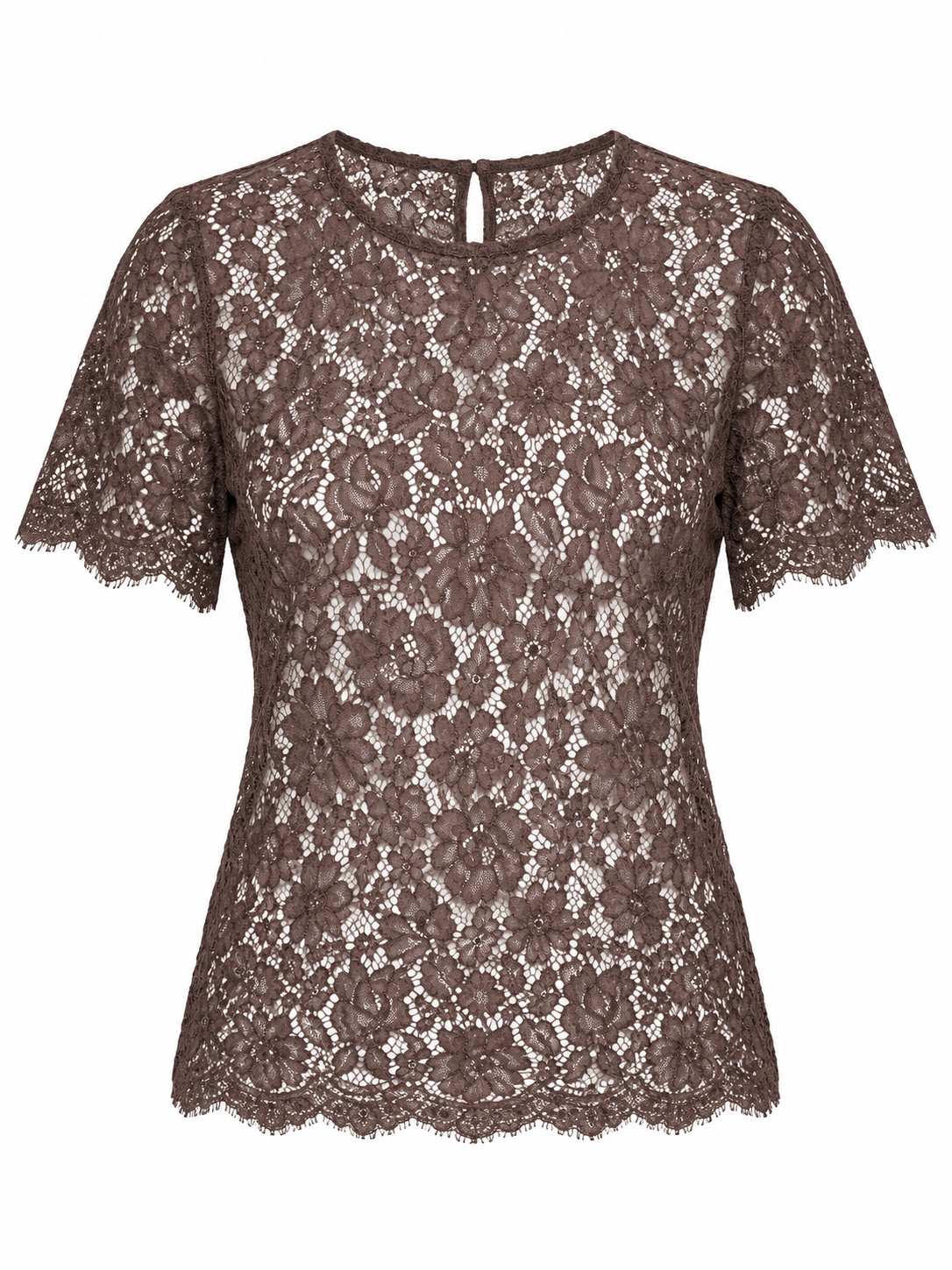 Dolce & Gabbana Brown Cotton T-Shirt