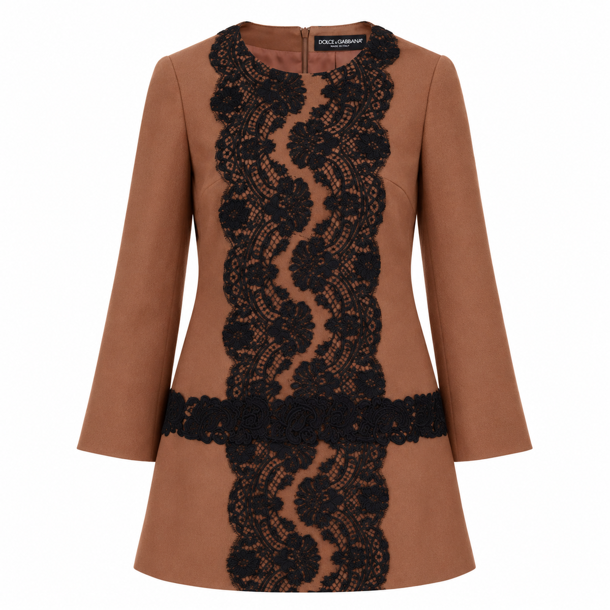 Dolce & Gabbana Brown Elastane T-Shirt