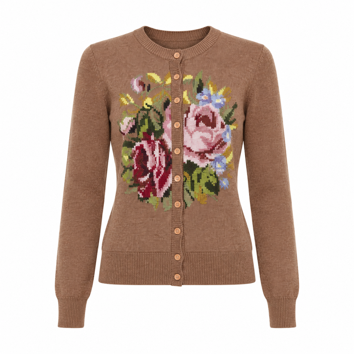 Dolce & Gabbana Brown Polyamide Cardigan