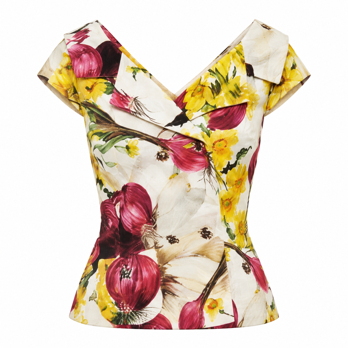Dolce & Gabbana Multicolor Cotton Shortsleeve Shirt