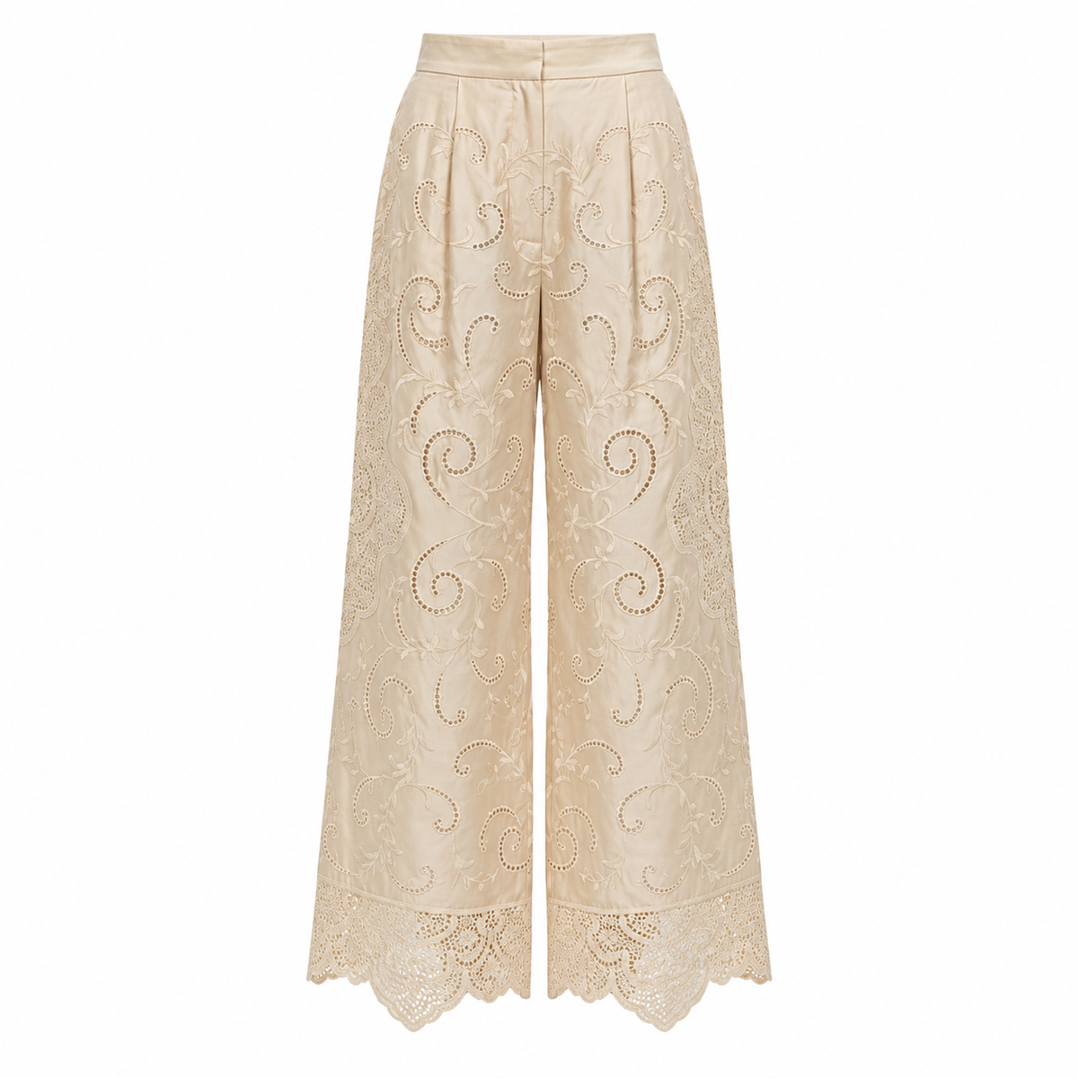 Dolce & Gabbana Beige Cotton Casual Pants