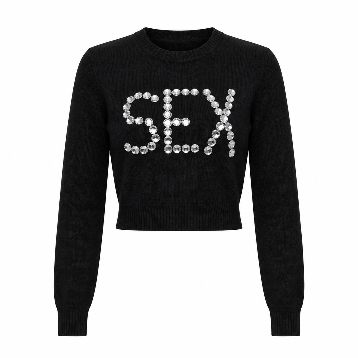 Dolce & Gabbana Black Cashmere Sweatshirt