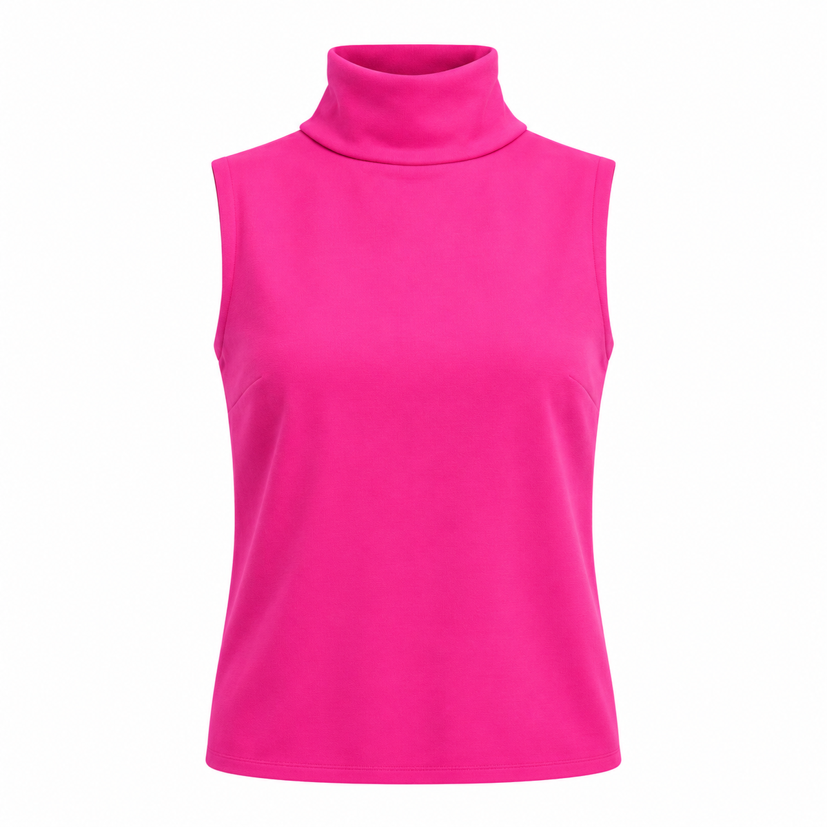 Dolce & Gabbana Pink Virgin Wool Sleeveles T-Shirt