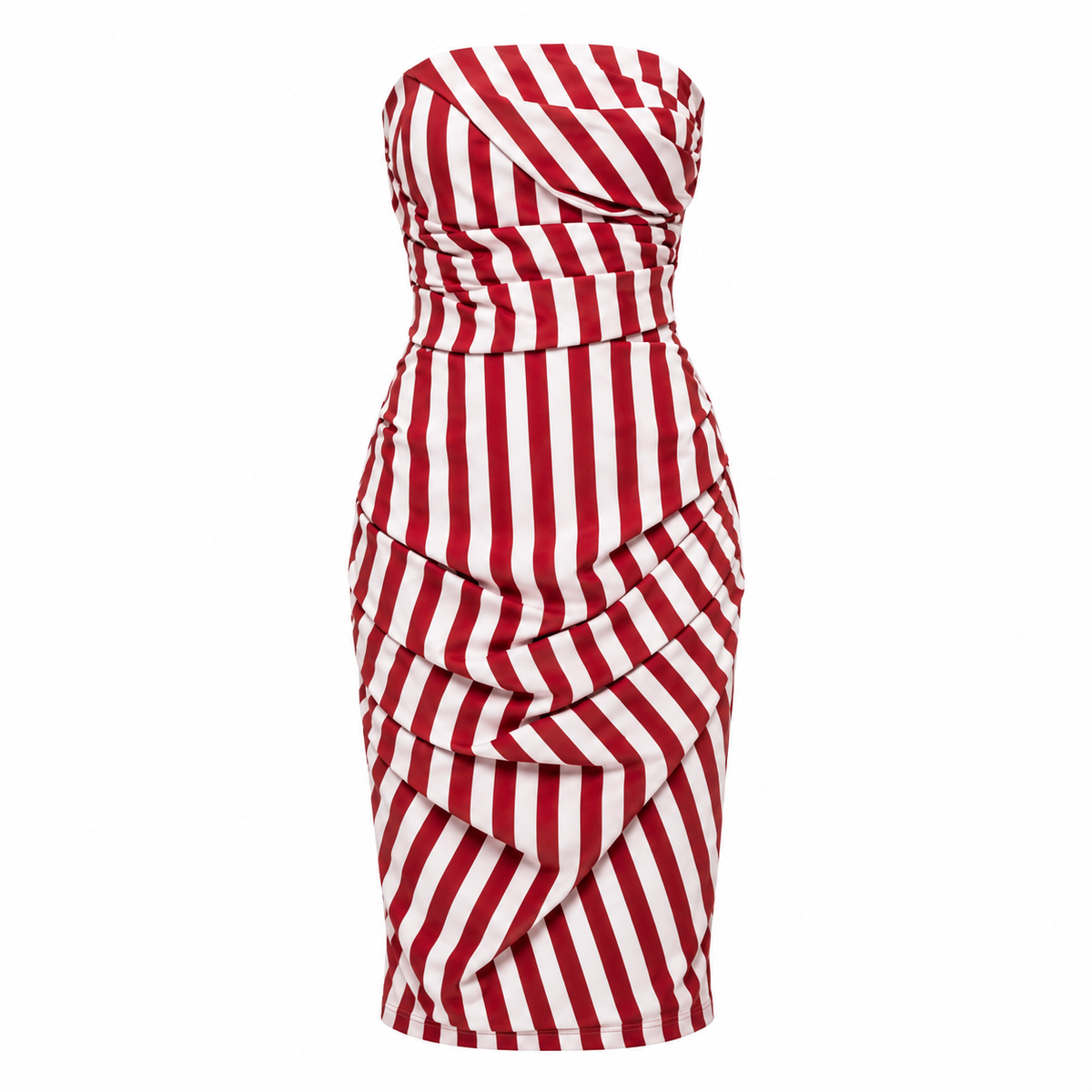 Dolce & Gabbana Red Elastane Casual Dress