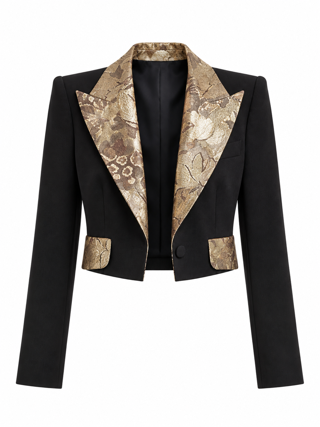 Dolce & Gabbana Black Elastane Jacket
