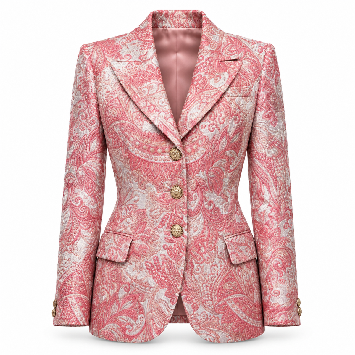 Dolce & Gabbana Multicolor Metallic Fibre Jacket