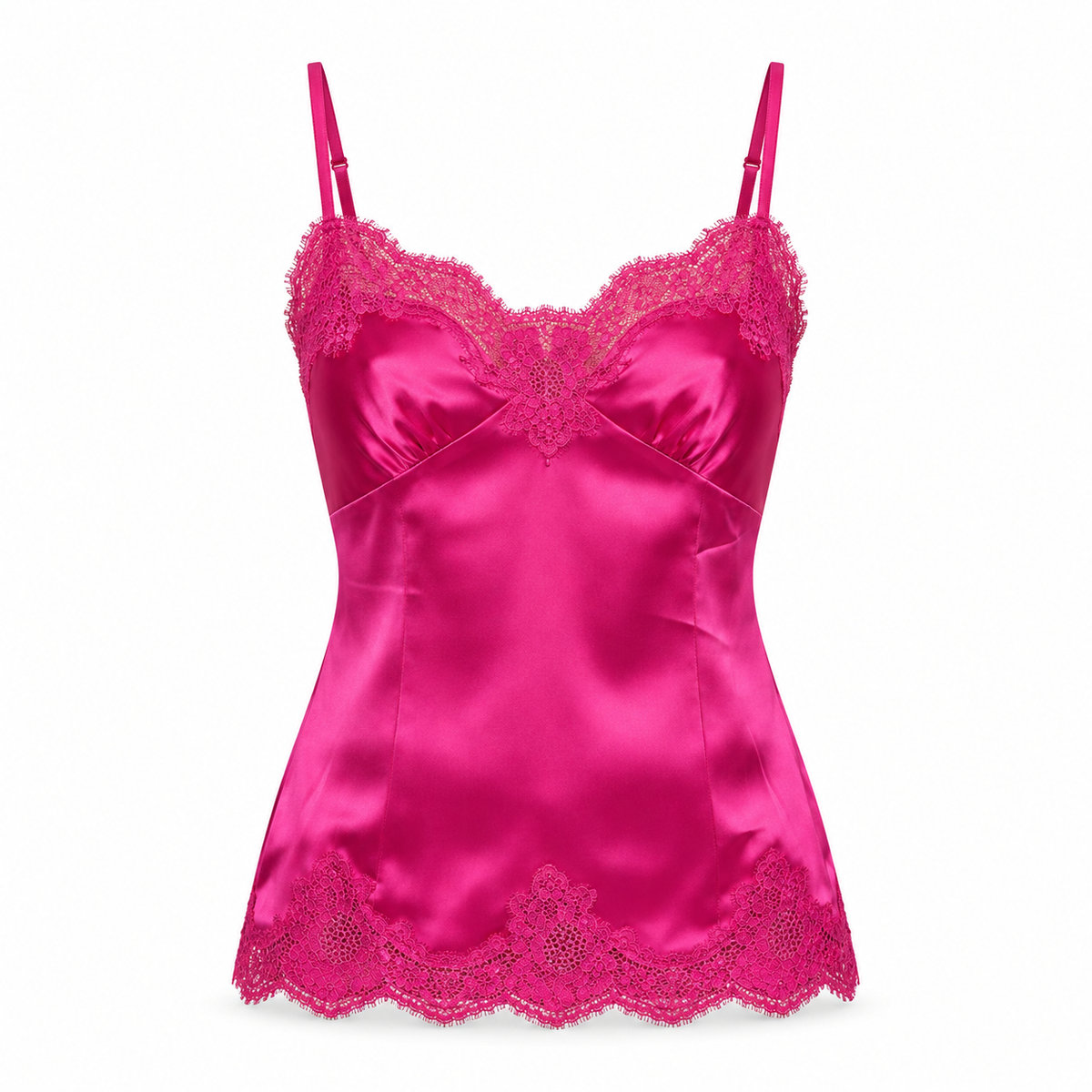 Dolce & Gabbana Pink Elastane Sleeveles T-Shirt