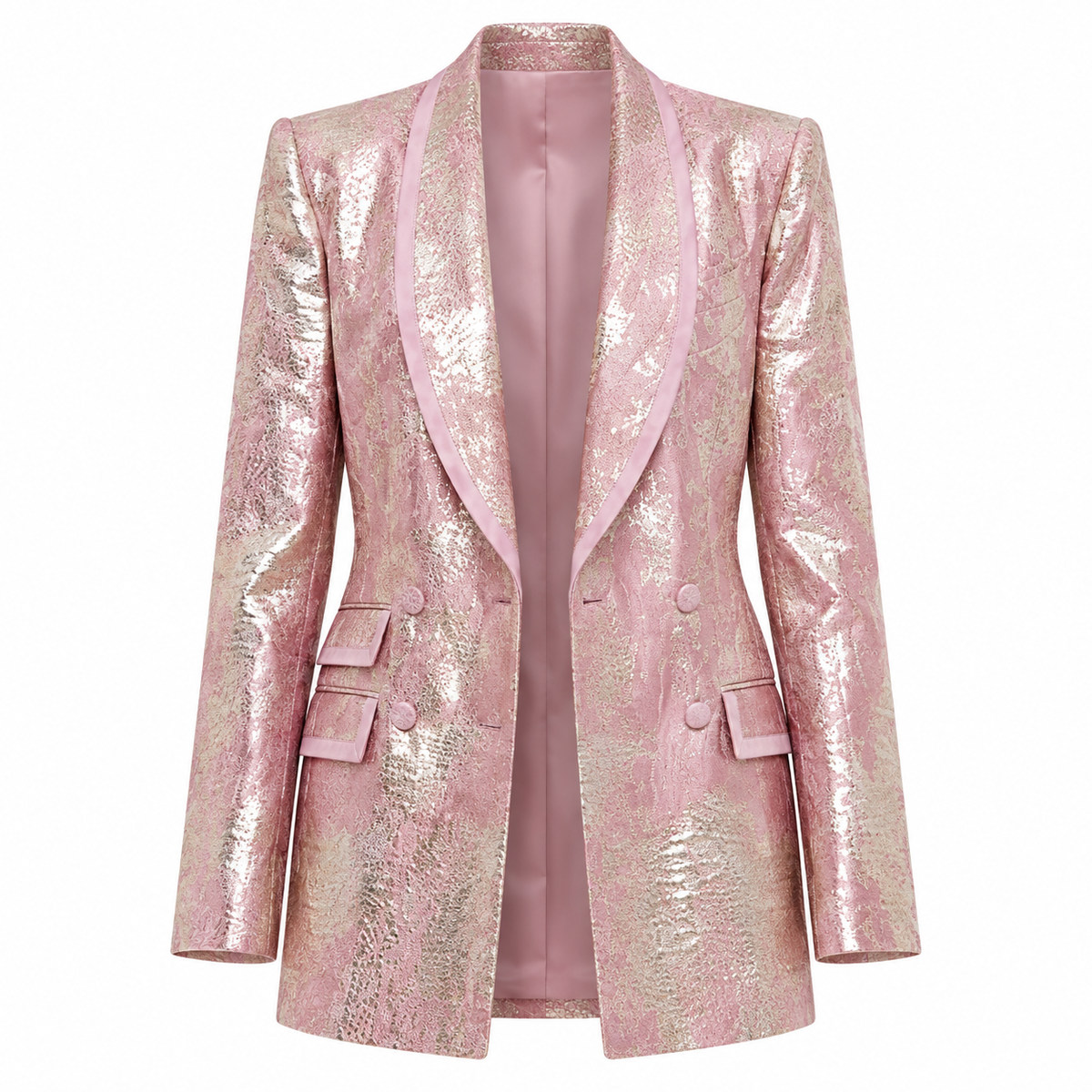 Dolce & Gabbana Pink Polyester Jacket