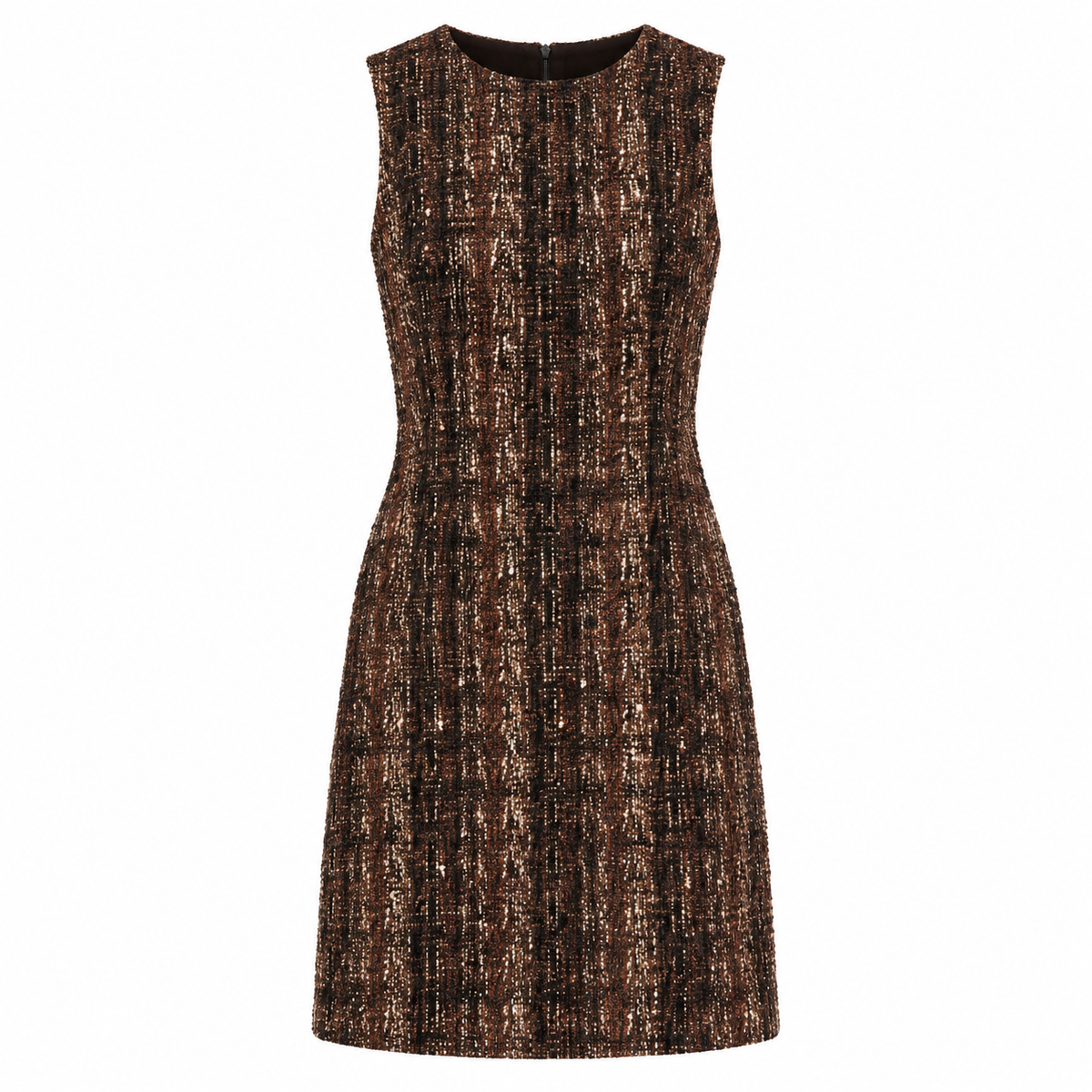 Dolce & Gabbana Brown Acetate Casual Dress