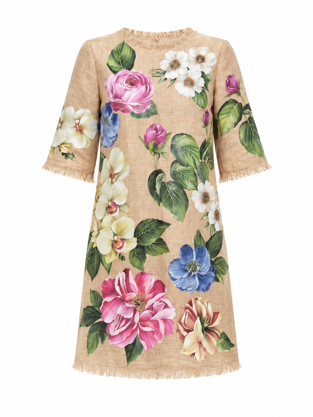 Dolce & Gabbana Multicolor Cotton Casual Dress
