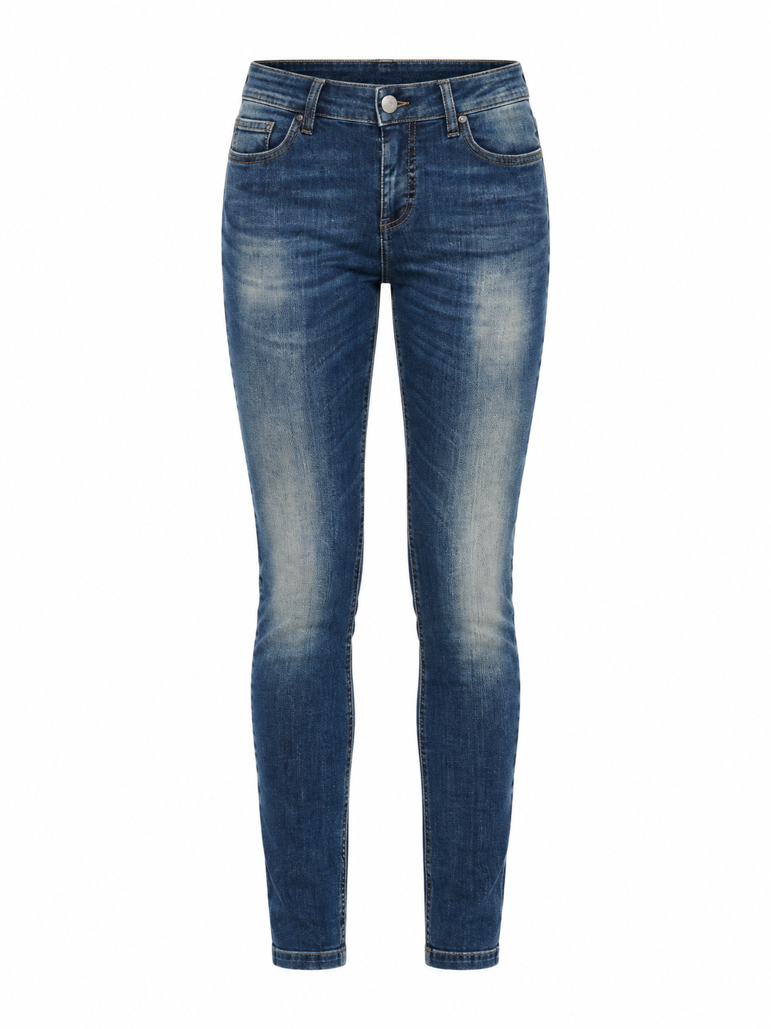 Dolce & Gabbana Blue Cotton Skinny Jeans