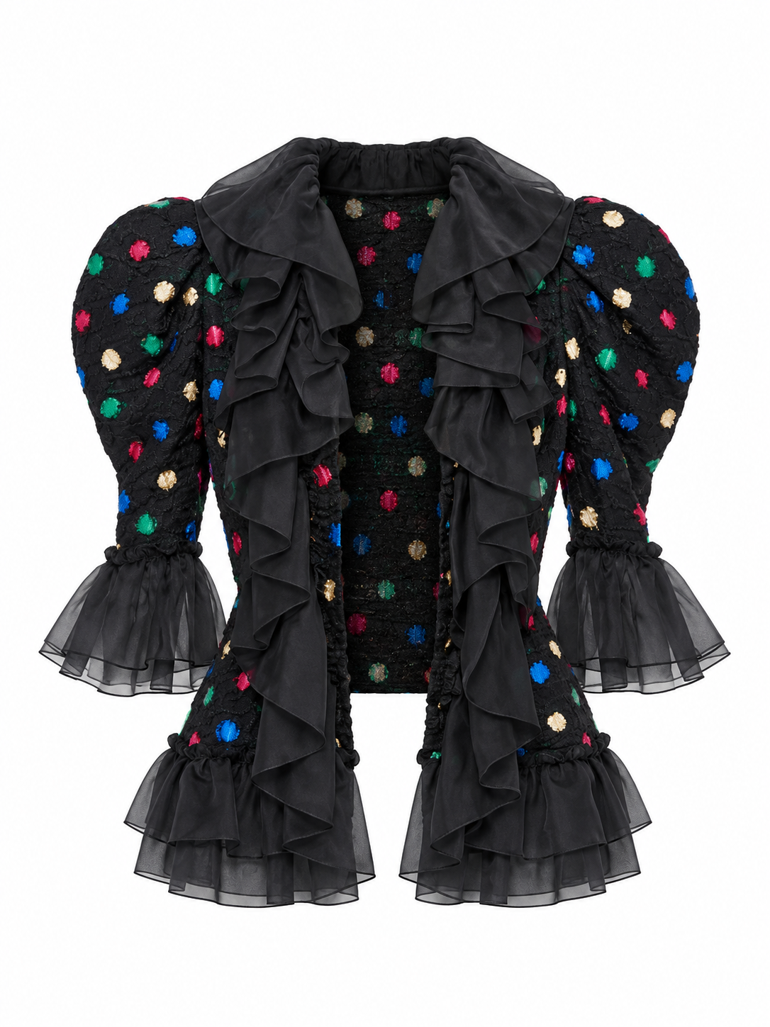 Dolce & Gabbana Multicolor Acetate Jacket
