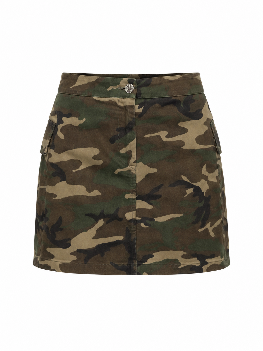 Dolce & Gabbana Army Cotton Mini Skirt