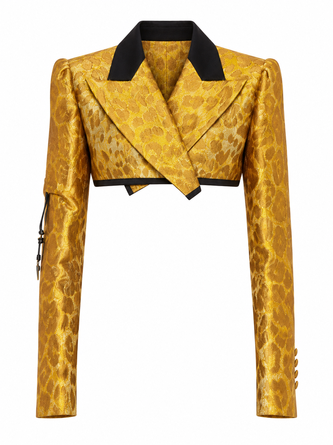 Dolce & Gabbana Yellow Elastane Jacket