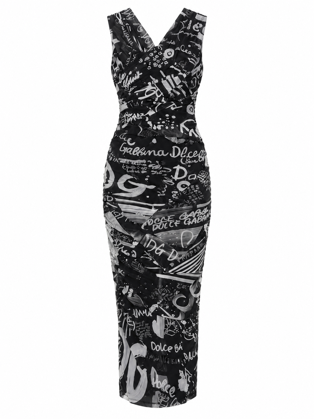 Dolce & Gabbana Bicolor Elastane Casual Dress