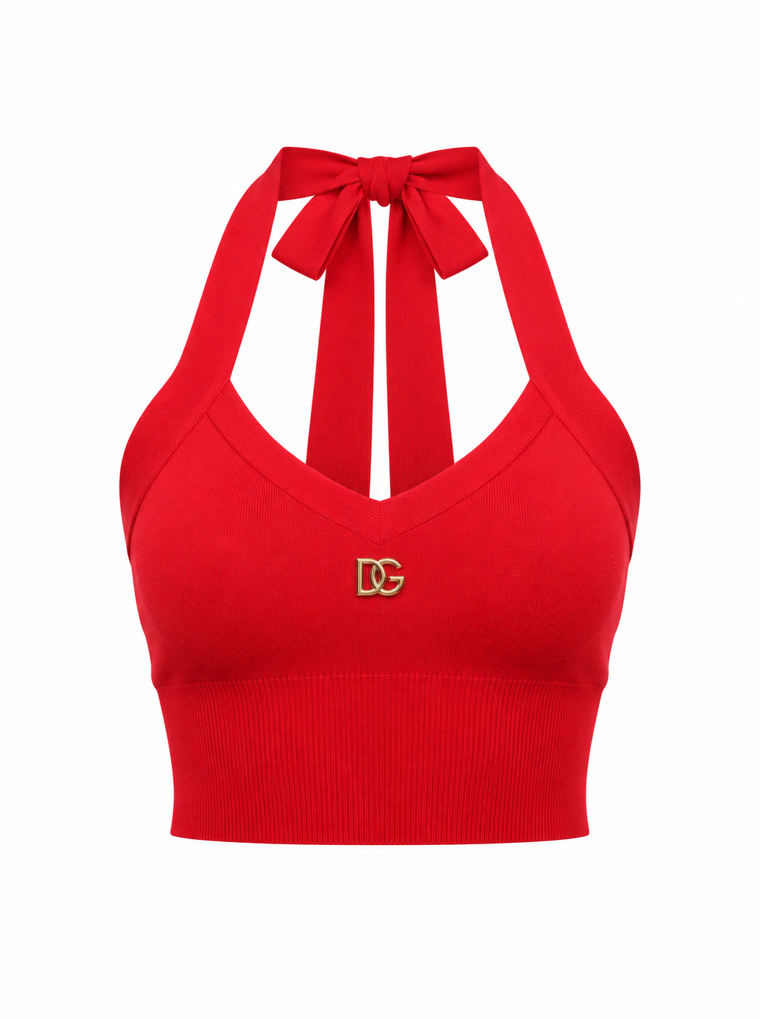 Dolce & Gabbana Red Cashmere Tank Tops