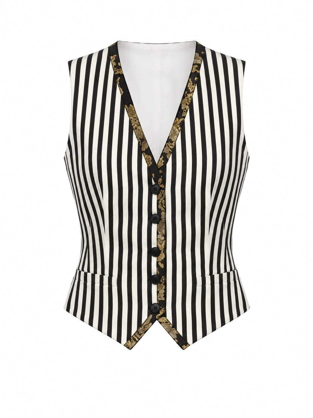 Dolce & Gabbana Multicolor Cotton Waistcoat