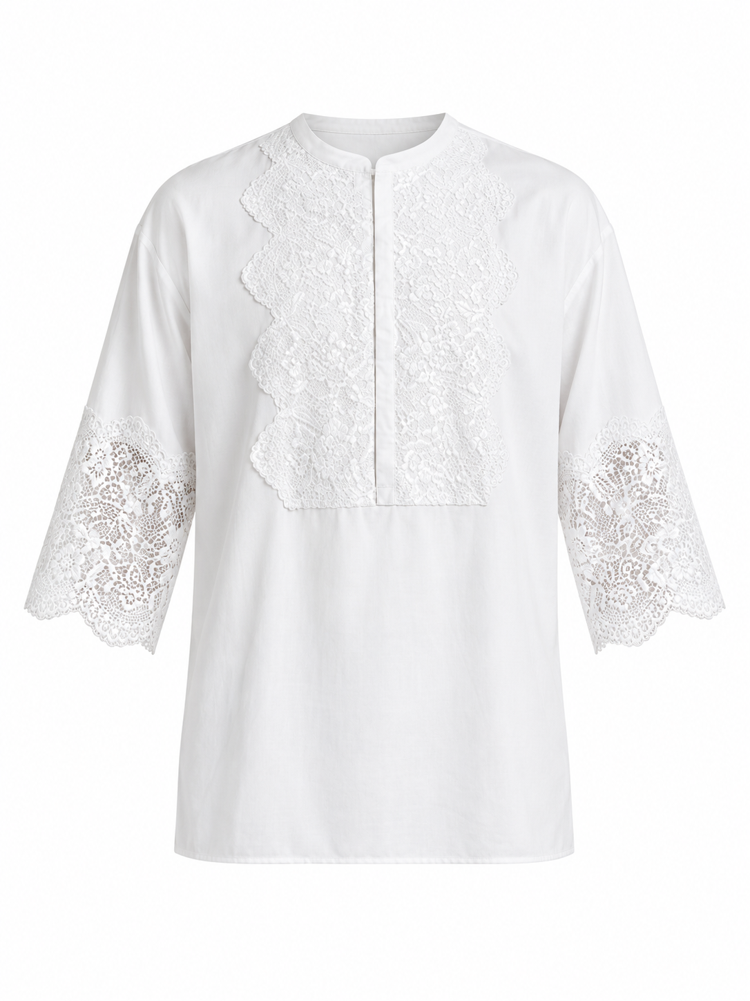 Dolce & Gabbana White Cotton Blouse