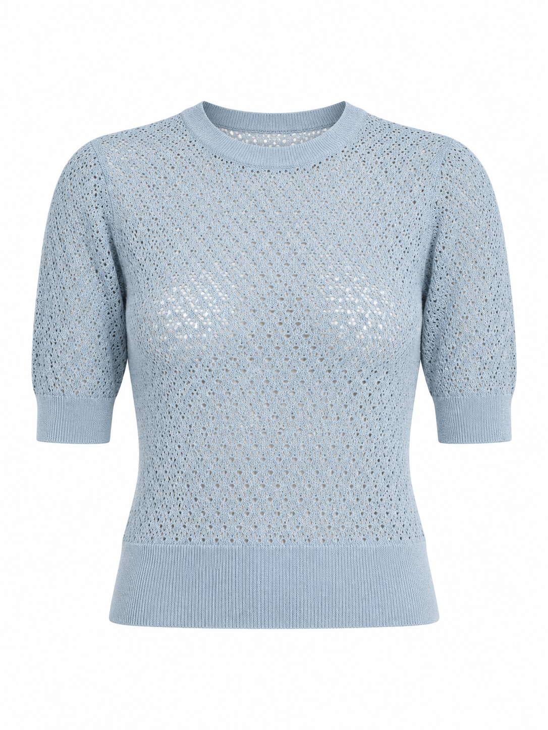 Dolce & Gabbana Blue Virgin Wool Sweatshirt