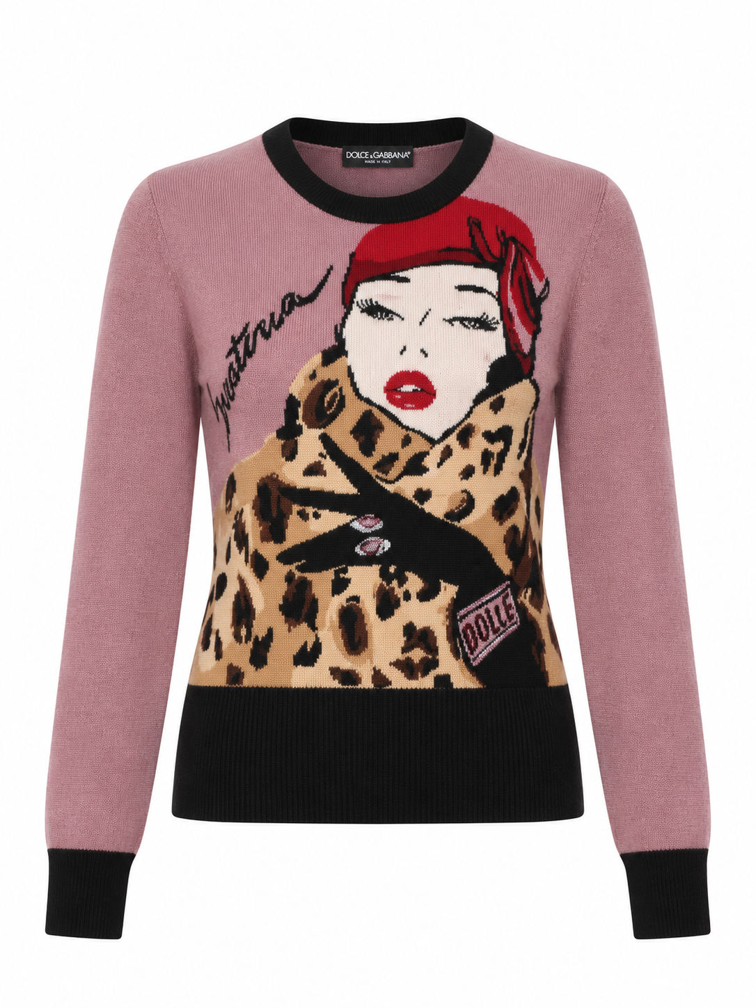 Dolce & Gabbana Multicolor Cashmere Sweatshirt