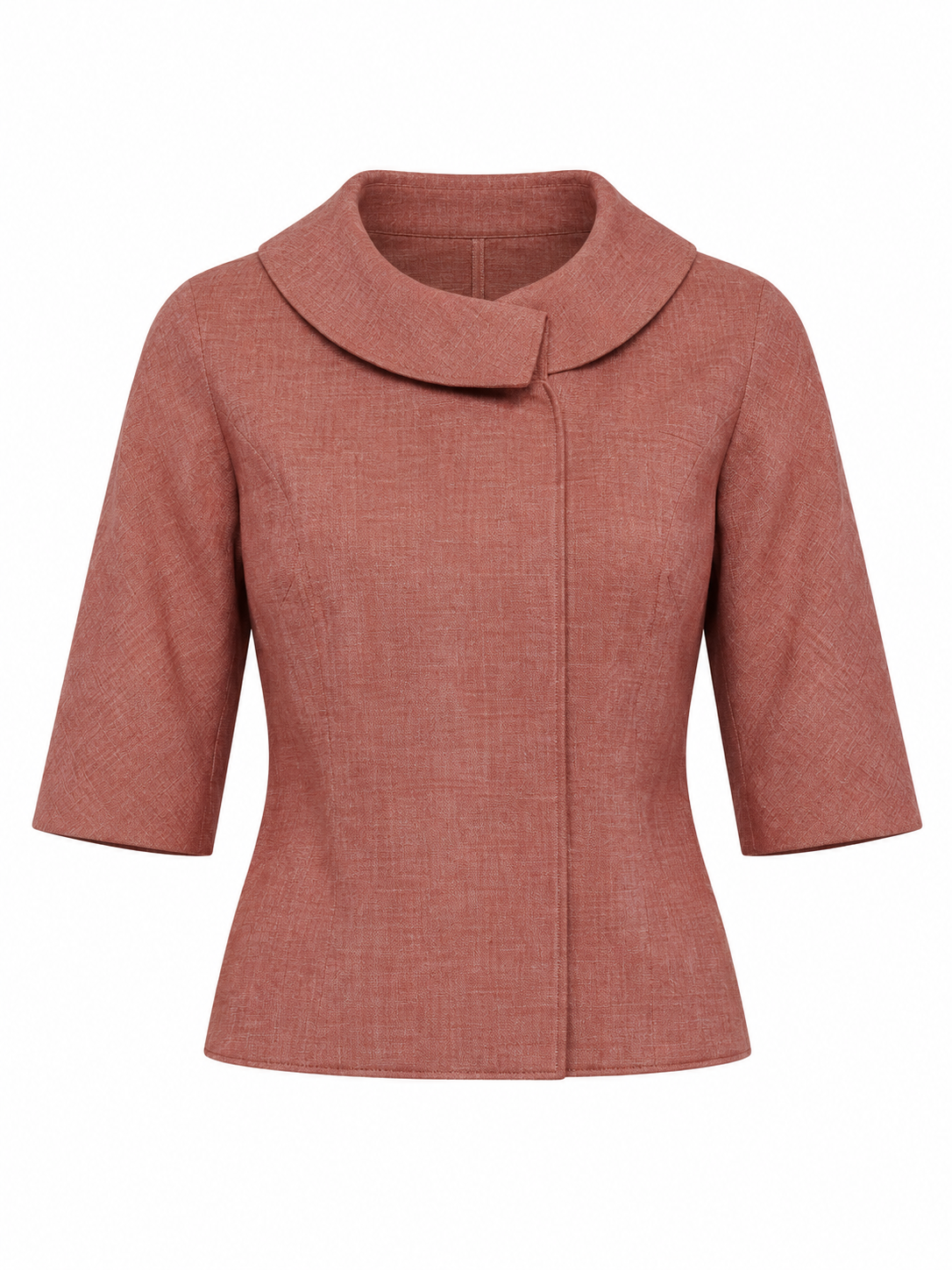 Dolce & Gabbana Pink Silk Full-Length Jacket