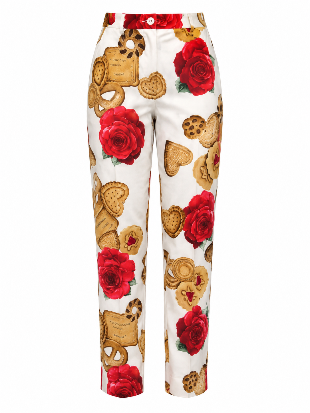 Dolce & Gabbana Multicolor Cotton Casual Pants