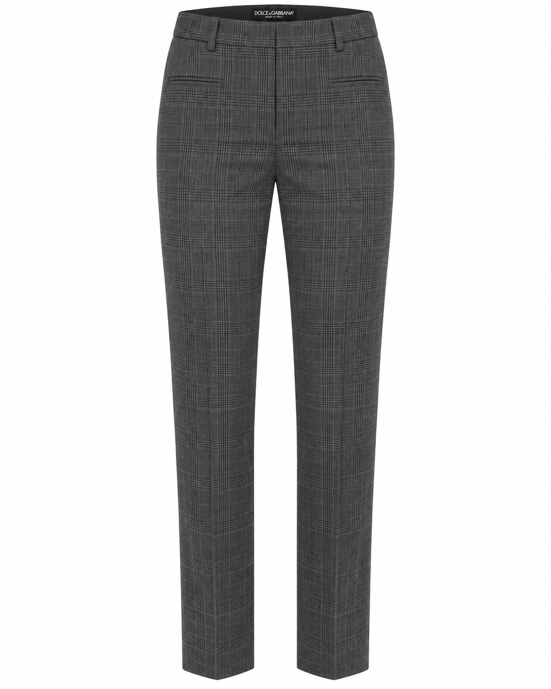 Dolce & Gabbana Gray Virgin Wool Dress Pants