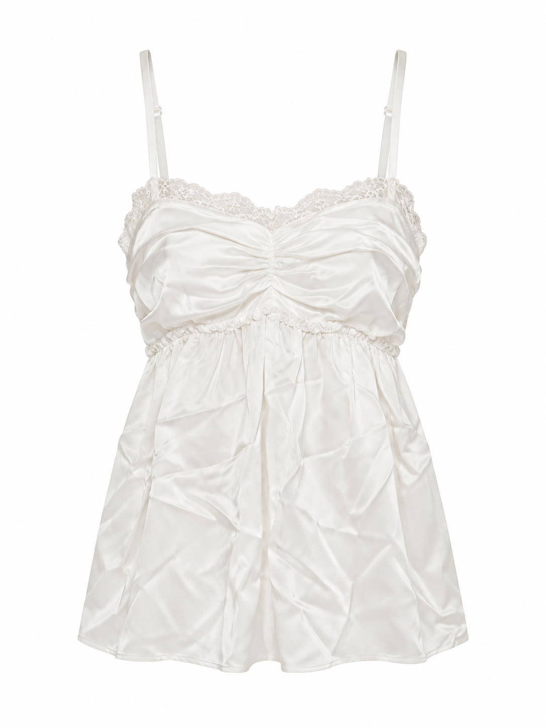Dolce & Gabbana White Silk Sleeveles T-Shirt