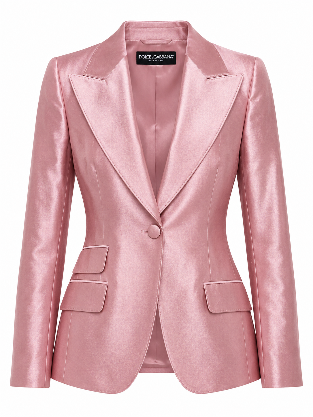 Dolce & Gabbana Pink Silk Jacket