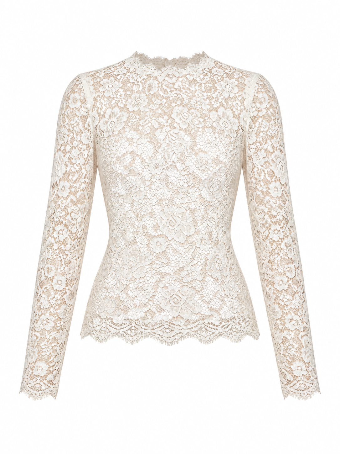 Dolce & Gabbana Cream Cotton T-Shirt