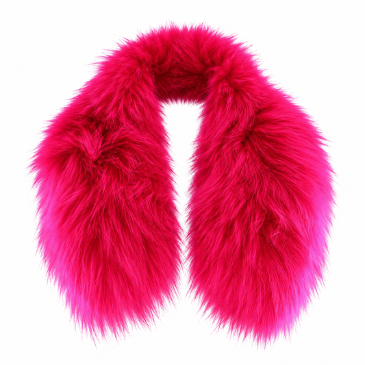 Mr. Mrs. Shirt Pink Fur Foulard