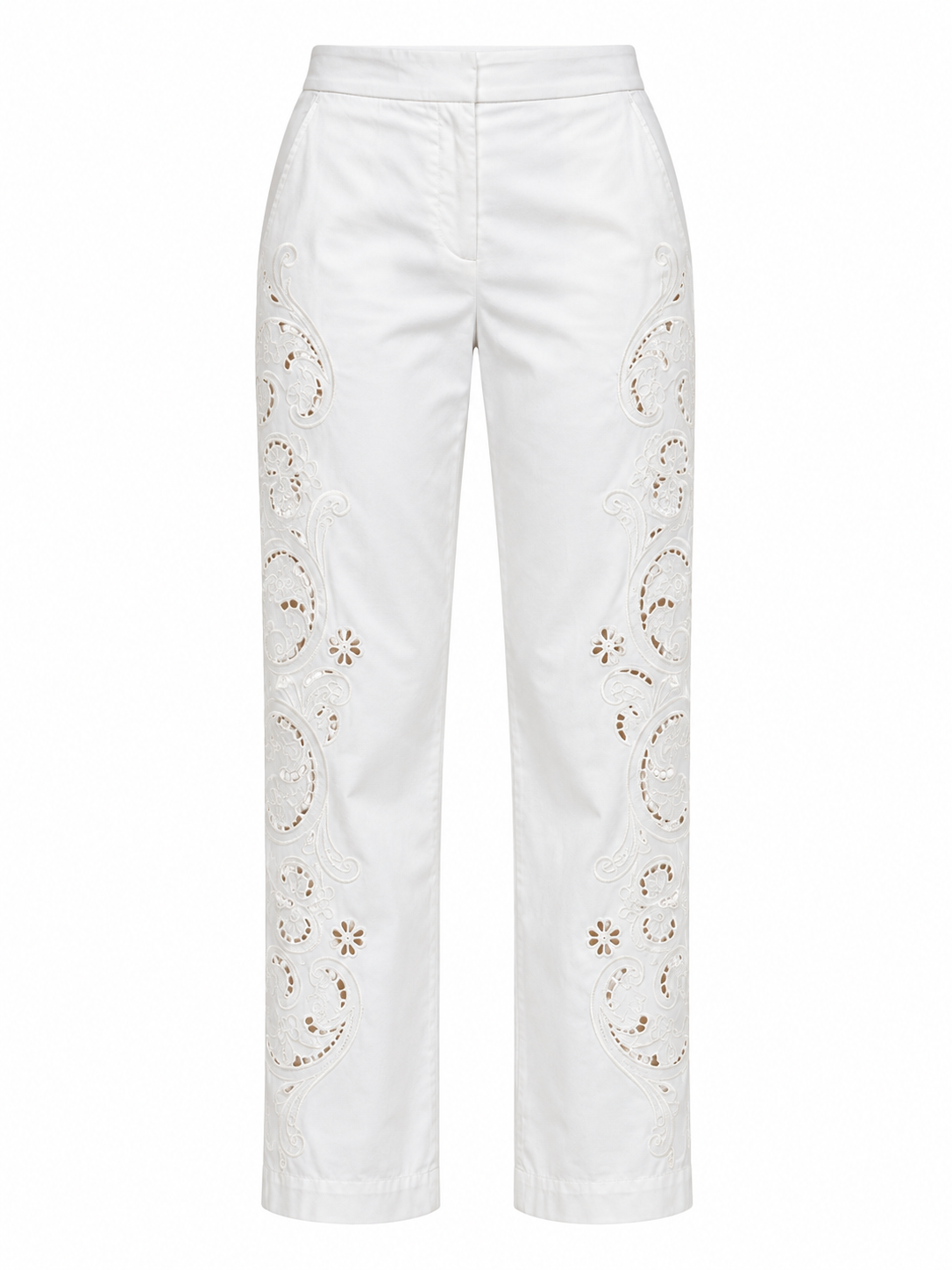 Dolce & Gabbana White Cotton Pants
